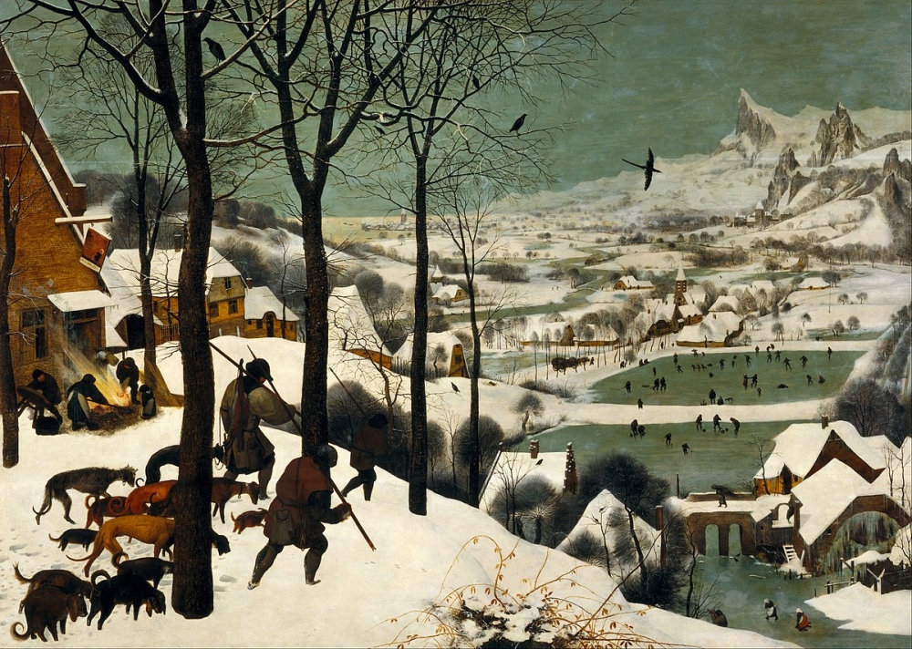 Pieter Bruegel, &nbsp;Hunters in the Snow