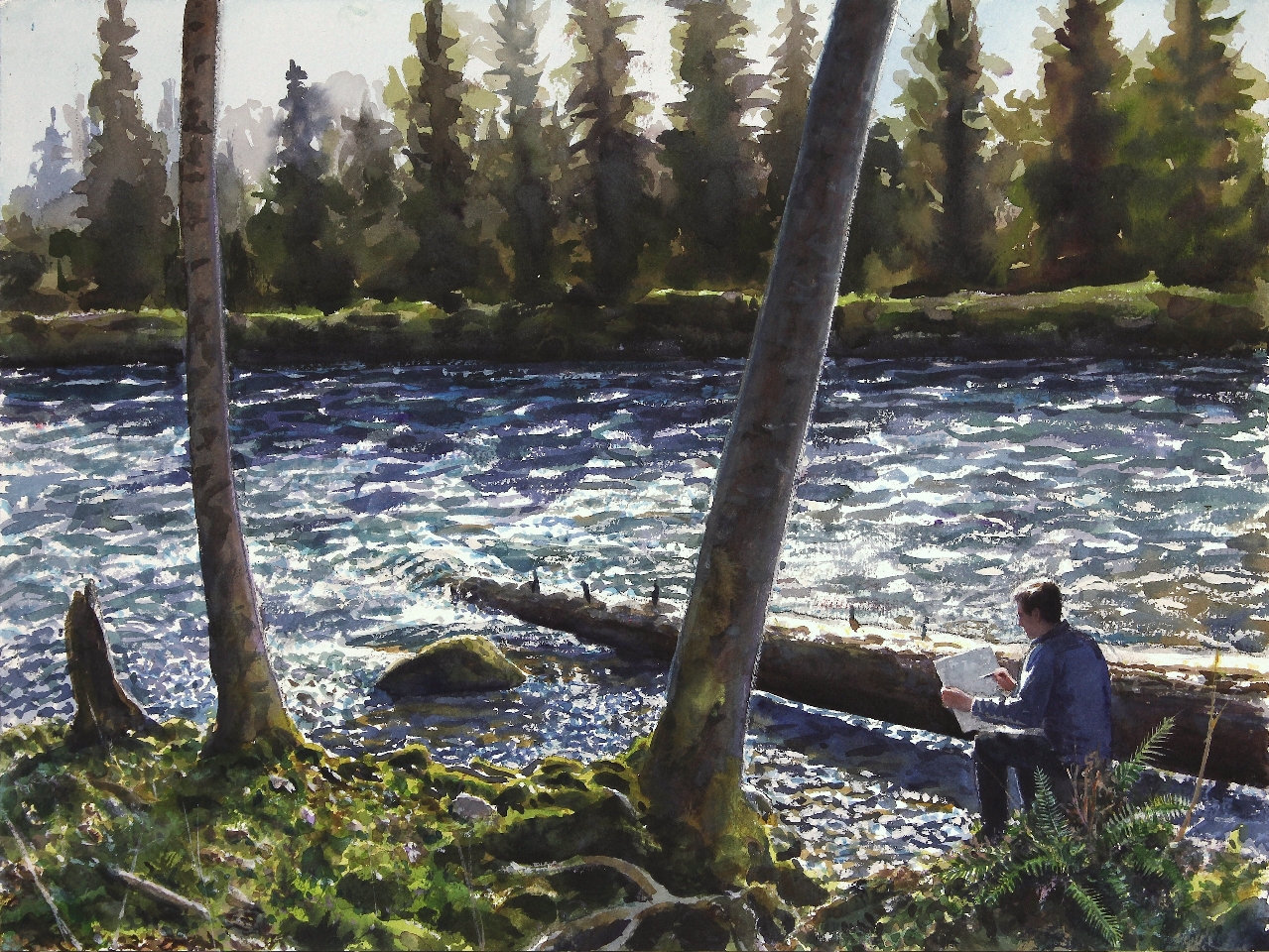 Tim Gardner

Artist Sketching by a River

2020

Watercolor on paper

12 x 16 inches (30.5 x 40.6 cm)

TG 582

INQUIRE