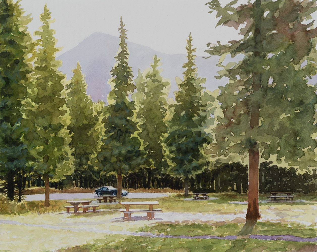 Tim Gardner

Picnic Area

2021

Watercolor on paper

12 x 15 inches (30.5 x 38.1 cm)

TG 613

INQUIRE