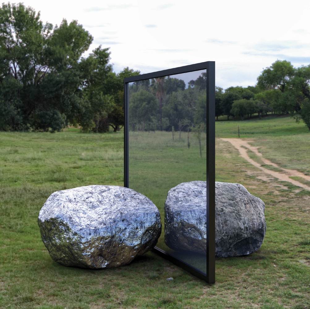 Alicja Kwade

Big Be-Hide

2020

Stone, aluminum, powder-coated steel, mirror

74 3/4 x 97 1/8 x 90 1/2 inches (190 x 246.7 x 230 cm)

Unique

AKW 710

&amp;euro;190,000

&amp;nbsp;

INQUIRE