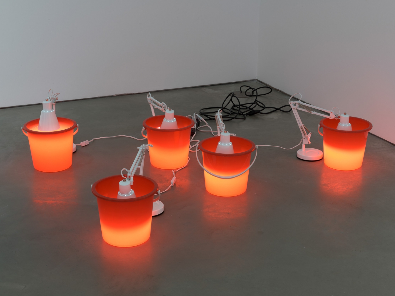 Dominique Gonzalez-Foerster

Untitled

1987/2015

Plastic red buckets and white architect lamps

Dimensions variable

Variation&amp;nbsp;of 3

DGF 188

&amp;nbsp;

INQUIRE