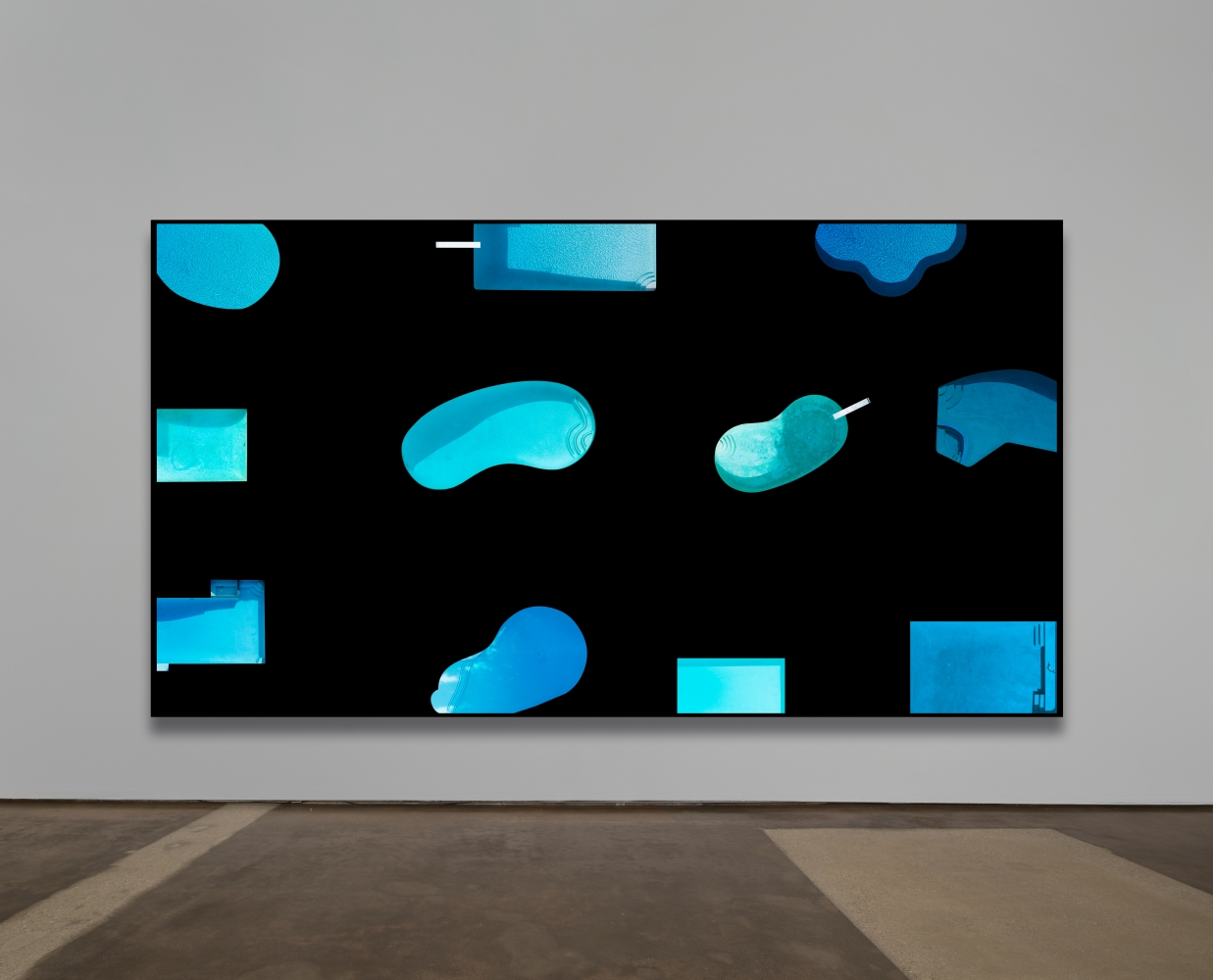 Doug Aitken

Futures Past (aerial pools)

2019

Chromogenic transparency on acrylic in aluminum lightbox with LEDs

67 3/4 x 124 1/2 x 7 1/8 inches (172.1 x 316.2 x 18.1 cm)

Edition&amp;nbsp;of 4, with 2 AP

DA 631

&amp;nbsp;

INQUIRE
