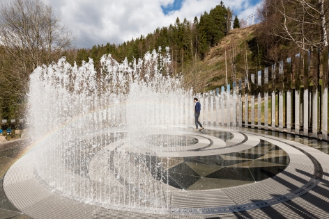 Jeppe Hein, Path of Silence, 2016