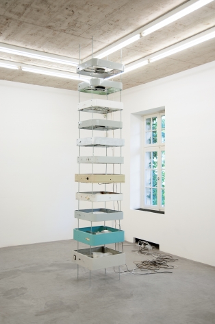 Nina Canell, Installation view:&nbsp;The New Mineral,&nbsp;Neuer Aachener Kunstverein, 2009, Photo: Robin Watkins