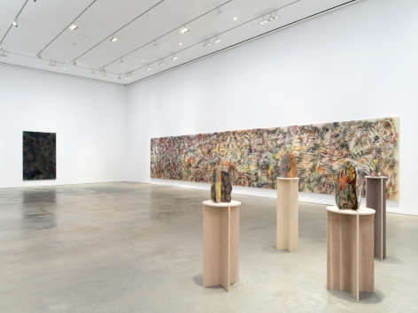 Exhibition view: Sam Falls, 303 Gallery, New York, 2018
