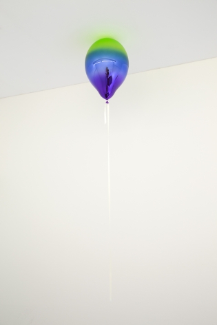 Jeppe Hein, Light May Green, Medium Blue and Dark Purple Mirror Balloon