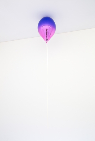 Jeppe Hein, Medium Blue and Pink Mirror Balloon