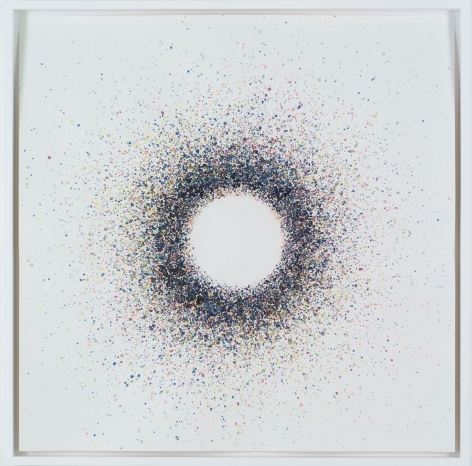 Jeppe Hein, Frequency Watercolours (D) #1, 2013