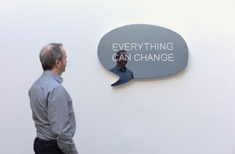 JEPPE HEIN, EVERYTHING CAN CHANGE (speech bubble)