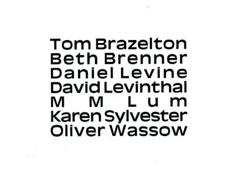 Tom Brazelton, Beth Brenner, Daniel Levine, David Levinthal, M M Lum, Karen Sylvester, Oliver Wasow